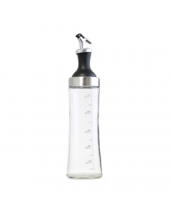 Glass bottle with a 550 ml stainless steel cover