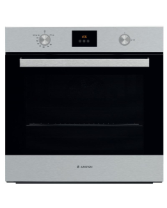 Ariston built-in gas oven, 59 liters, with grill, silver, 60 x 60 cm