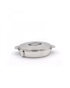 2.5 Liter Oval Steel Food Container