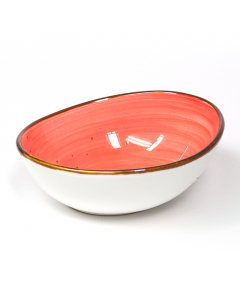 Porcelain bowl orange