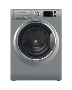 Ariston front loading washing machine, 9 kg, silver