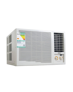 Basic window air conditioner, 18,000 BTU, hot and cold
