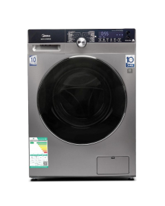 Midea front loading washer and dryer 10 kg silver