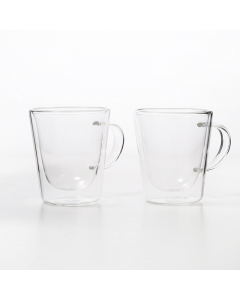 Double glass set of two pieces