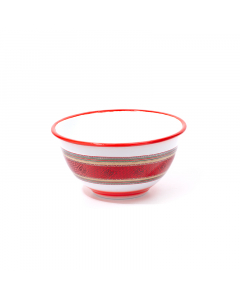 Red Sadu bowl, size 18