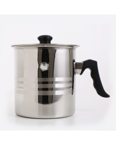 Given and pasteurize Estainless steel milk 2.5 liters