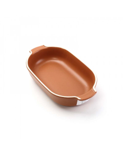 Small oval pottery tray