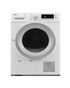 Midea clothes dryer, front loading, 8 kg, 16 programs, white