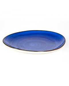 Large blue porcelain bowl
