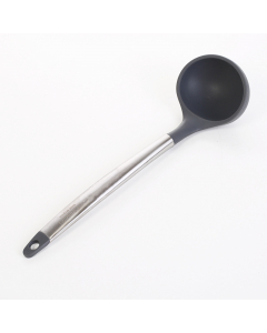 silicone scoop with steel handle