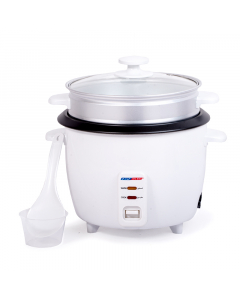Electric rice cooker, 2.2 liters, white, 900 watts