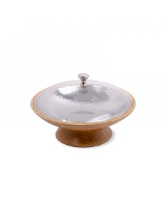 Small transparent wooden bowl
