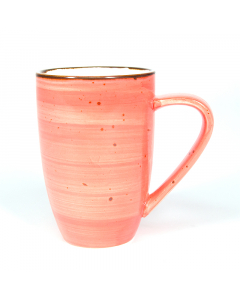 orange porcelain cup