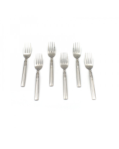 Silver   Stainless Steel forks set