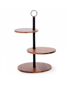 Wooden 3 tier cake stand