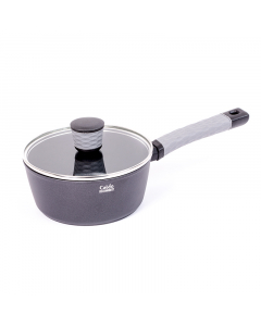 Non-stick coated frying pan with glass lid size 20
