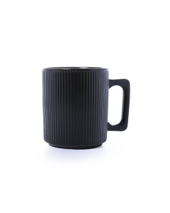 Black porcelain cup