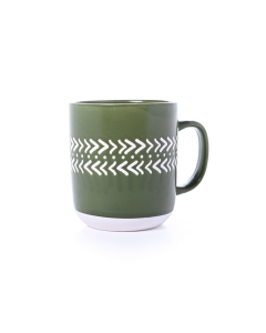 Green porcelain cup