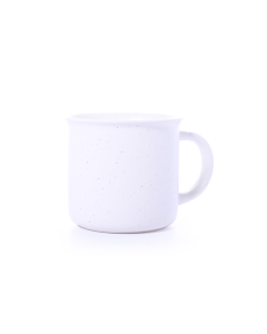 Porcelain cup with white handle