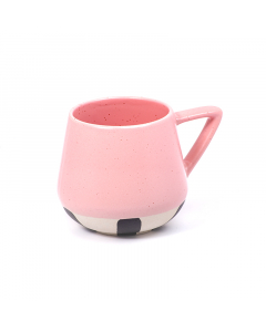 Pink porcelain mug 350 ml