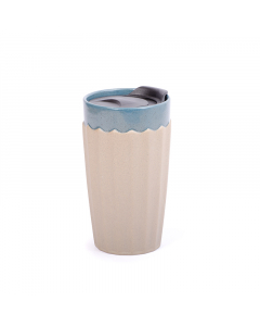 400ml double ceramic mug