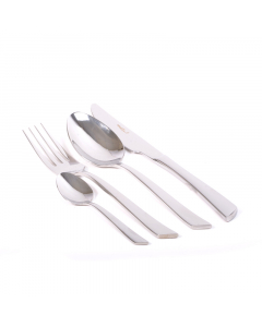 A set of 24-piece spoons in light silver