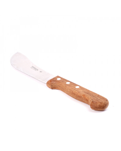 Skinning knife with wood handle 14 cm