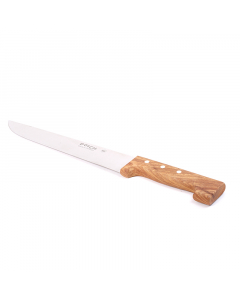 سكين مطبخ بمقبض خشبي 20 سم