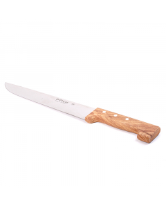 سكين مطبخ بمقبض خشبي 26 سم