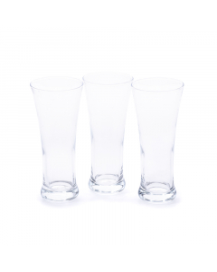Glass cup set 3 pieces 280 ml