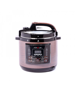 Home elec pressure cooker, 6 liters, 1000 watts, wooden
