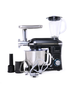 Home Elec stand mixer with quick brewing feature, 5*1, black, 6 liters, 1600 watts