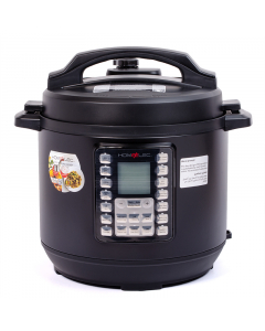 Home elec pressure cooker 8 liters 1200 watts black