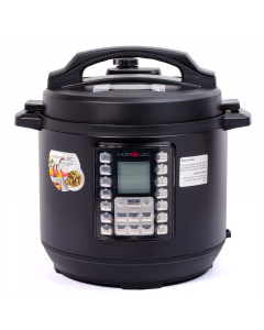 Home elec pressure cooker 8 liters 1200 watts black