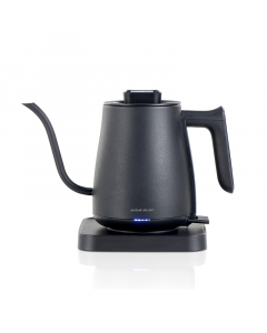 Modern black kettle, 600 ml, 1310 watts, for coffee