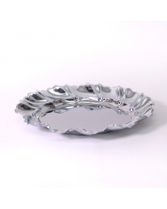 Silver Round Serving Dish