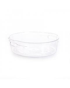 circular plastic serving bowl
