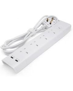 Electrical connection, 4 charging ports of 5 meters, and two USB ports