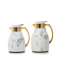 Golden marble Rusayl thermos set