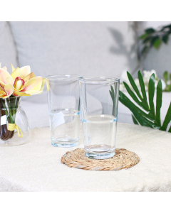 Glass cup set 4 pieces 321 ml