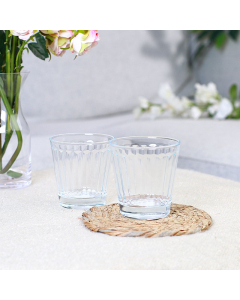 Glass cup set 4 pieces 220 ml