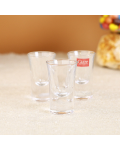 A set of 6-piece glass sweet cups