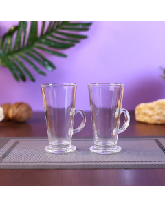 Set of 3 glass cups, 300 ml