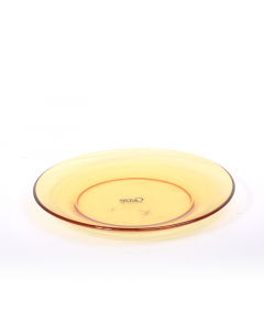 Small amber serving plate