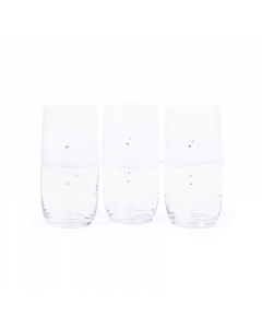 Crystal glasses set, 3 pieces, 460 ml
