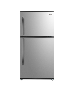 Midea Refrigerator with Top Freezer 21 Cubic Feet Silver