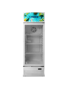 Fisher Single Door Display Refrigerator 320L 11.3ft White