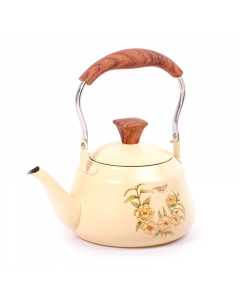 Teapot with yellow strainer, 1.5 liters