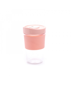 Pink silicone cup