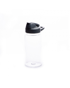 Small gray plastic water bottle